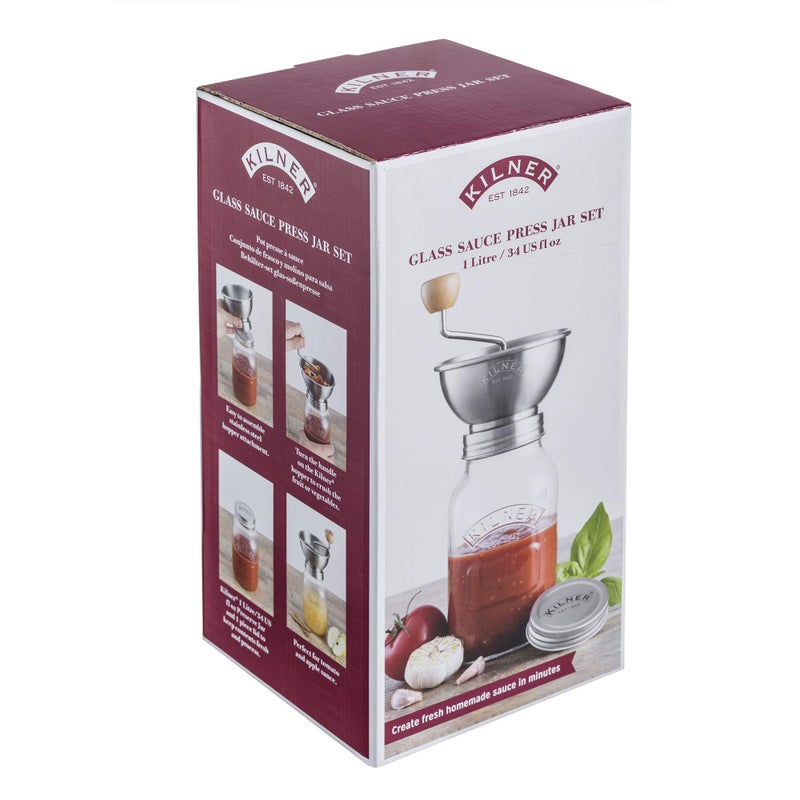 Kilner Sauce Press Jar Set - Image 2